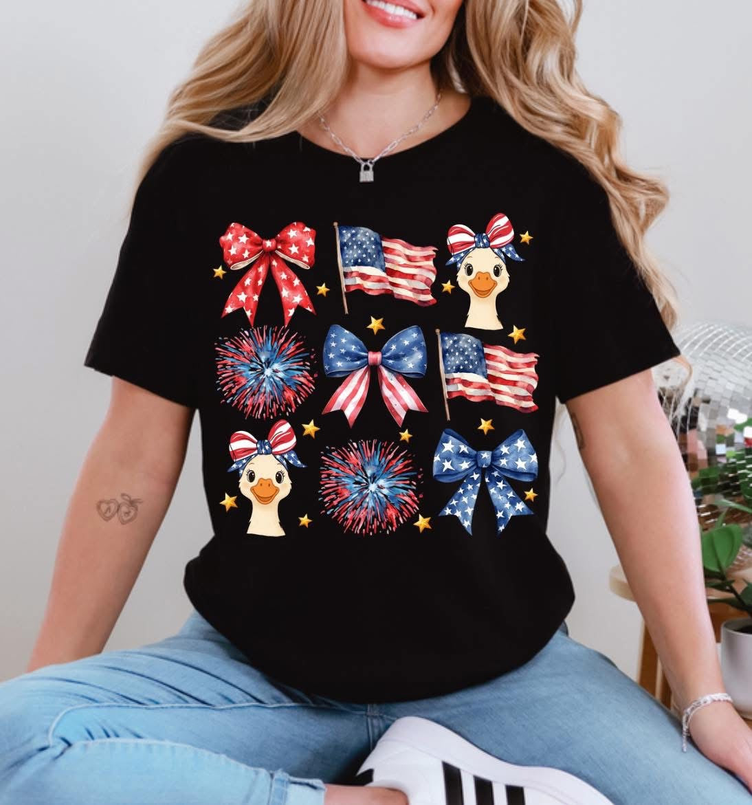 Patriotic Goose Coquette