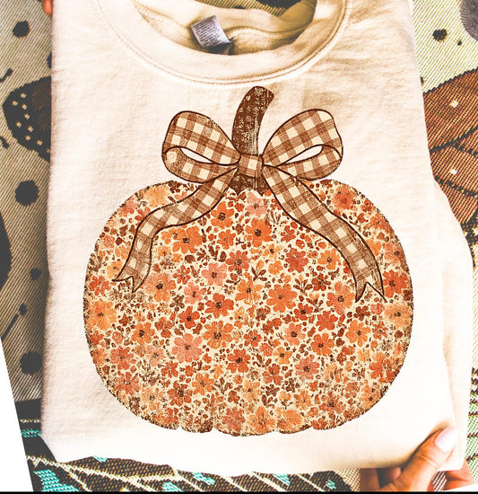 Floral Pumpkin