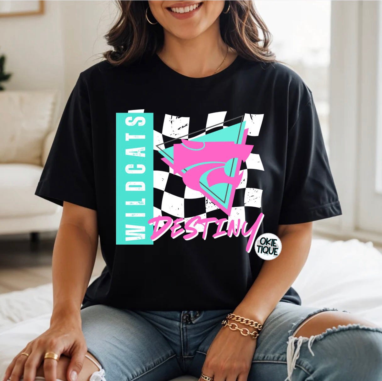 Bright Checkered Destiny Wildcats