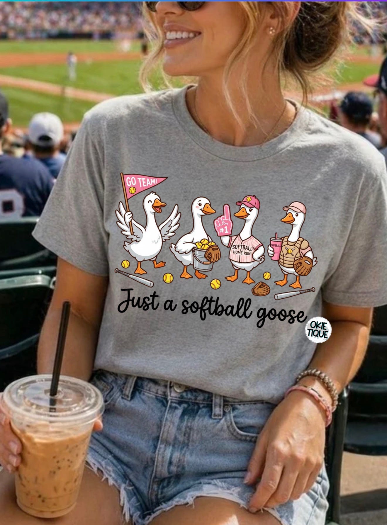 Just A Softball Goose
