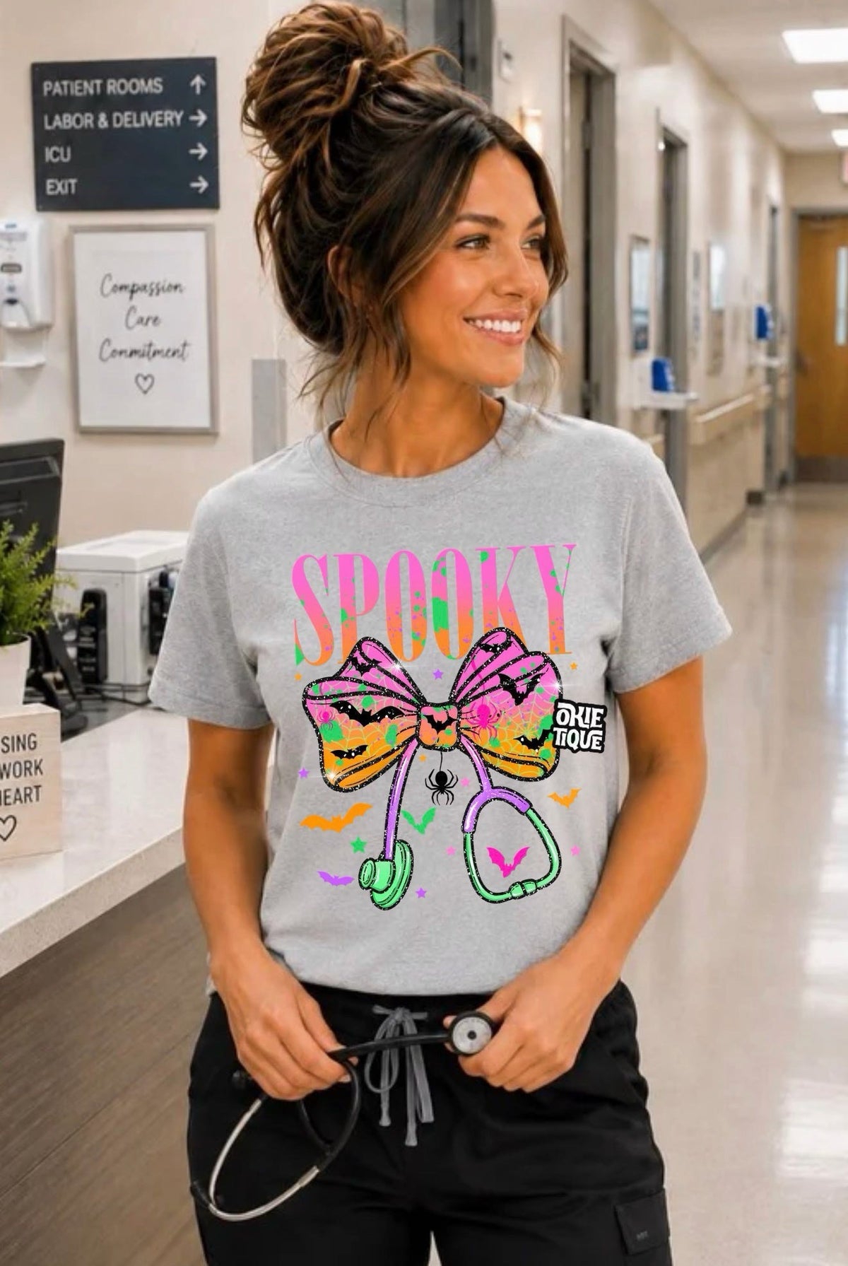 Spooky Stethoscope Bow