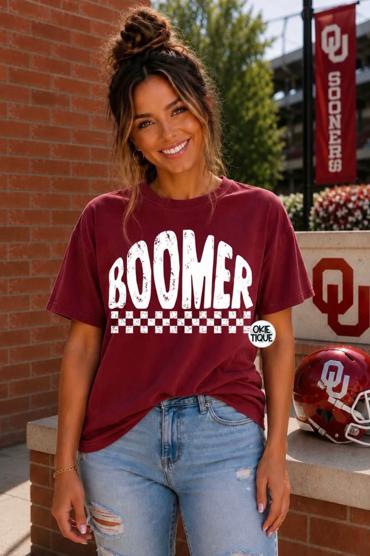 BOOMER checkered