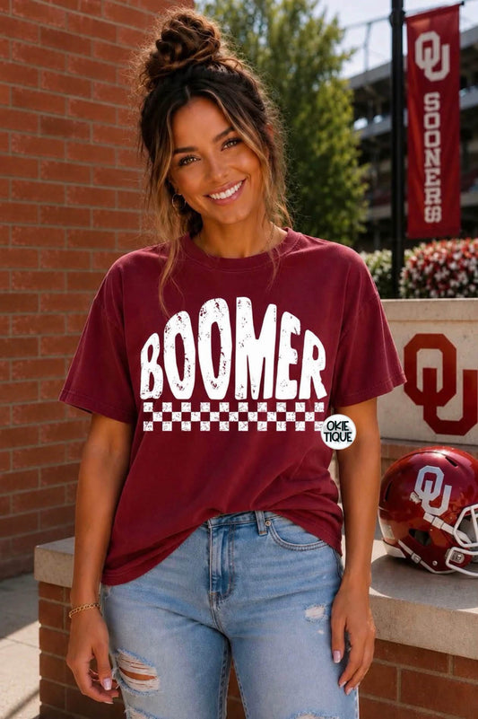 BOOMER checkered