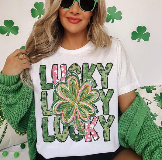 Lucky Brushstroke Clover