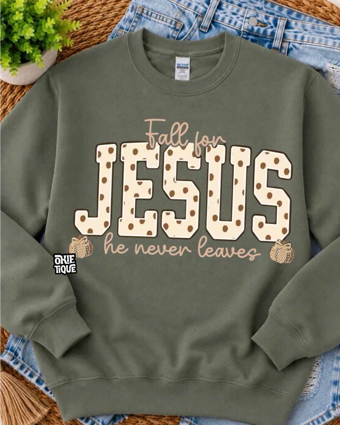 Fall For Jesus He Never Leaves