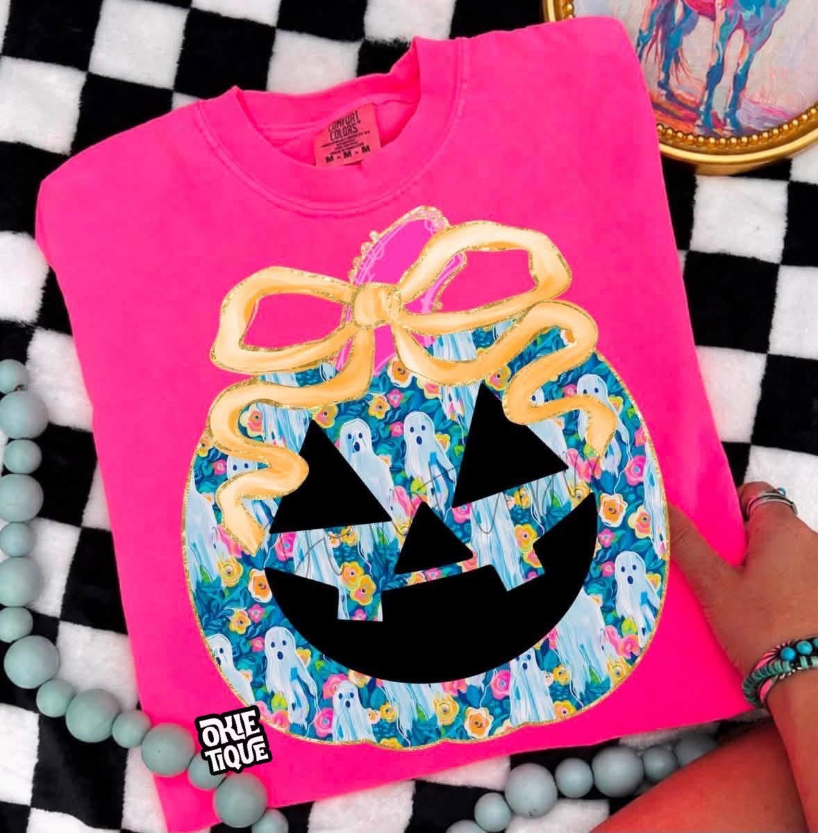 Ghost Pattern Jack-O-Lantern