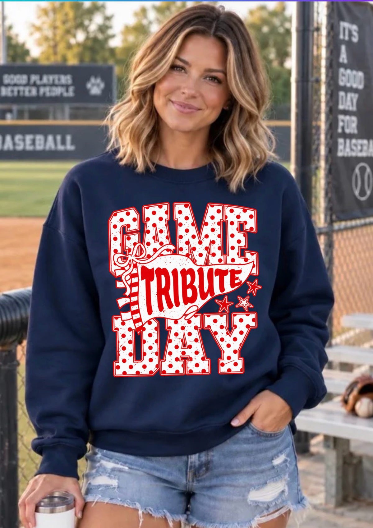 Game Day Tribute Pennant-Red