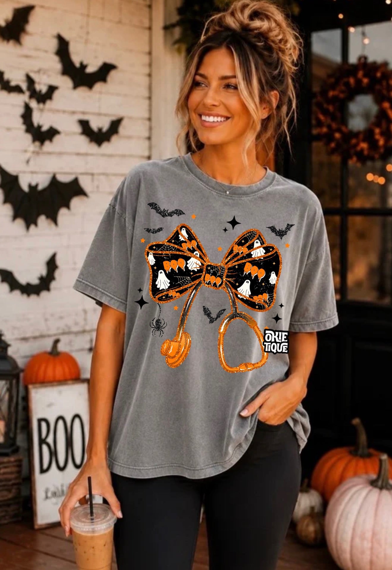 Spooky Stethoscope Bow