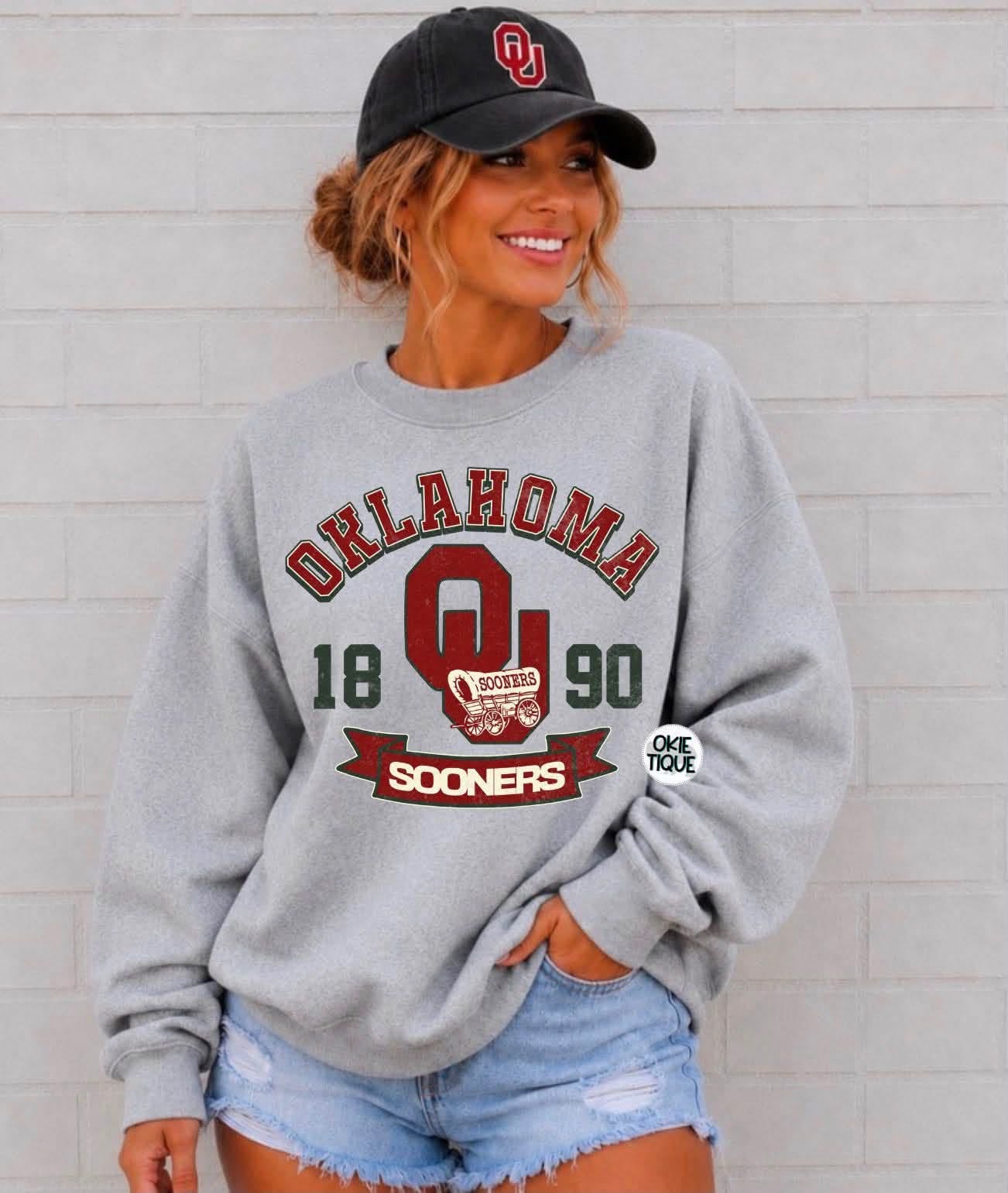 Oklahoma Sooners 1890 Vintage Design