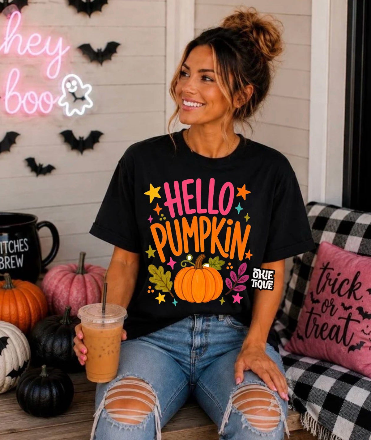Hello Pumpkin (Neon Stars)