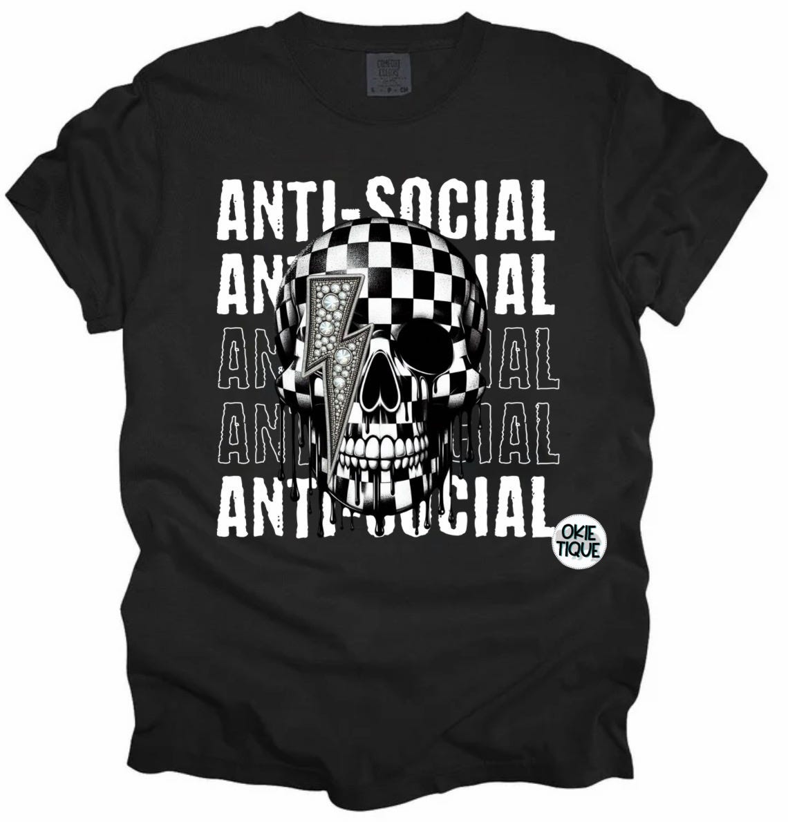 Anti Social Skull Head