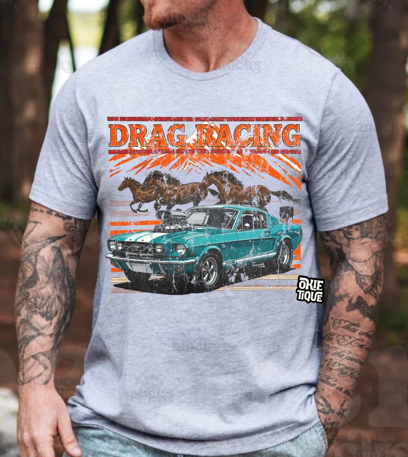 Vintage Drag Racing & Horses