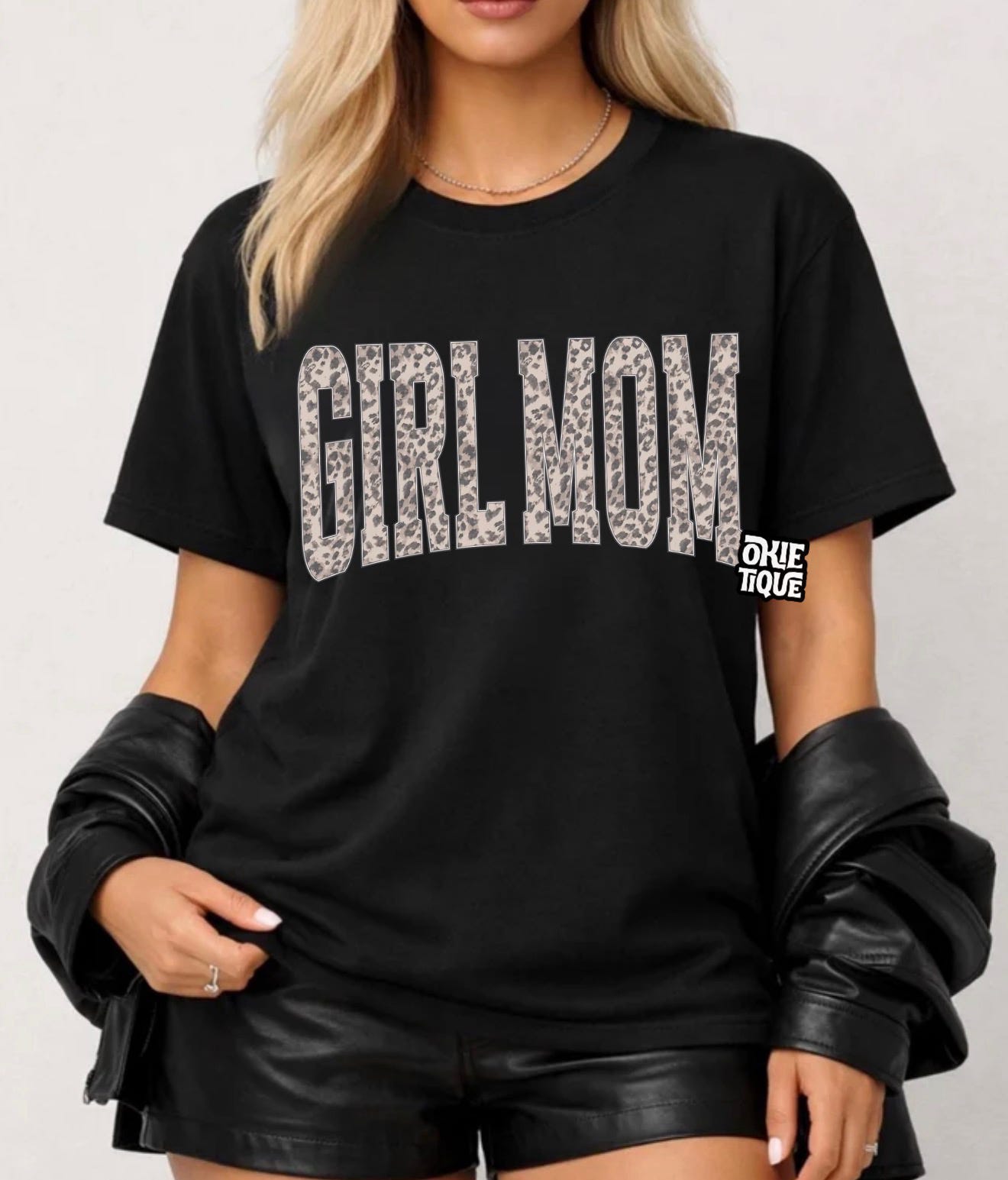 Leopard Girl Mom Title