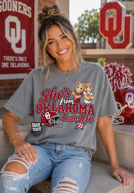 SHE’S FROM OK I CAN TELL
