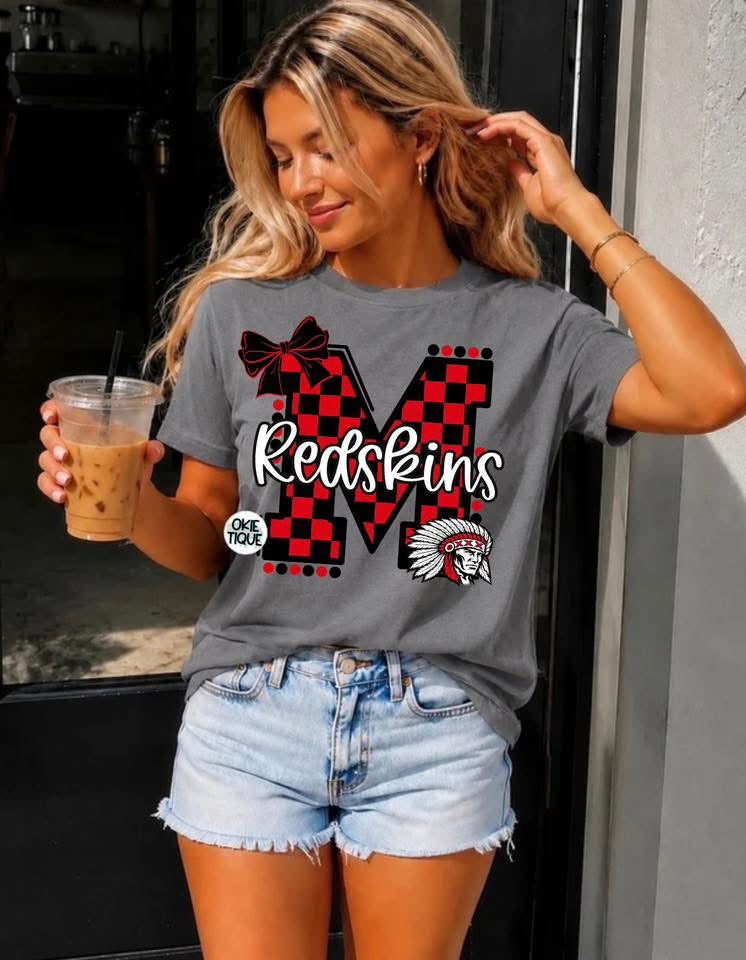 Checkered M Redskins