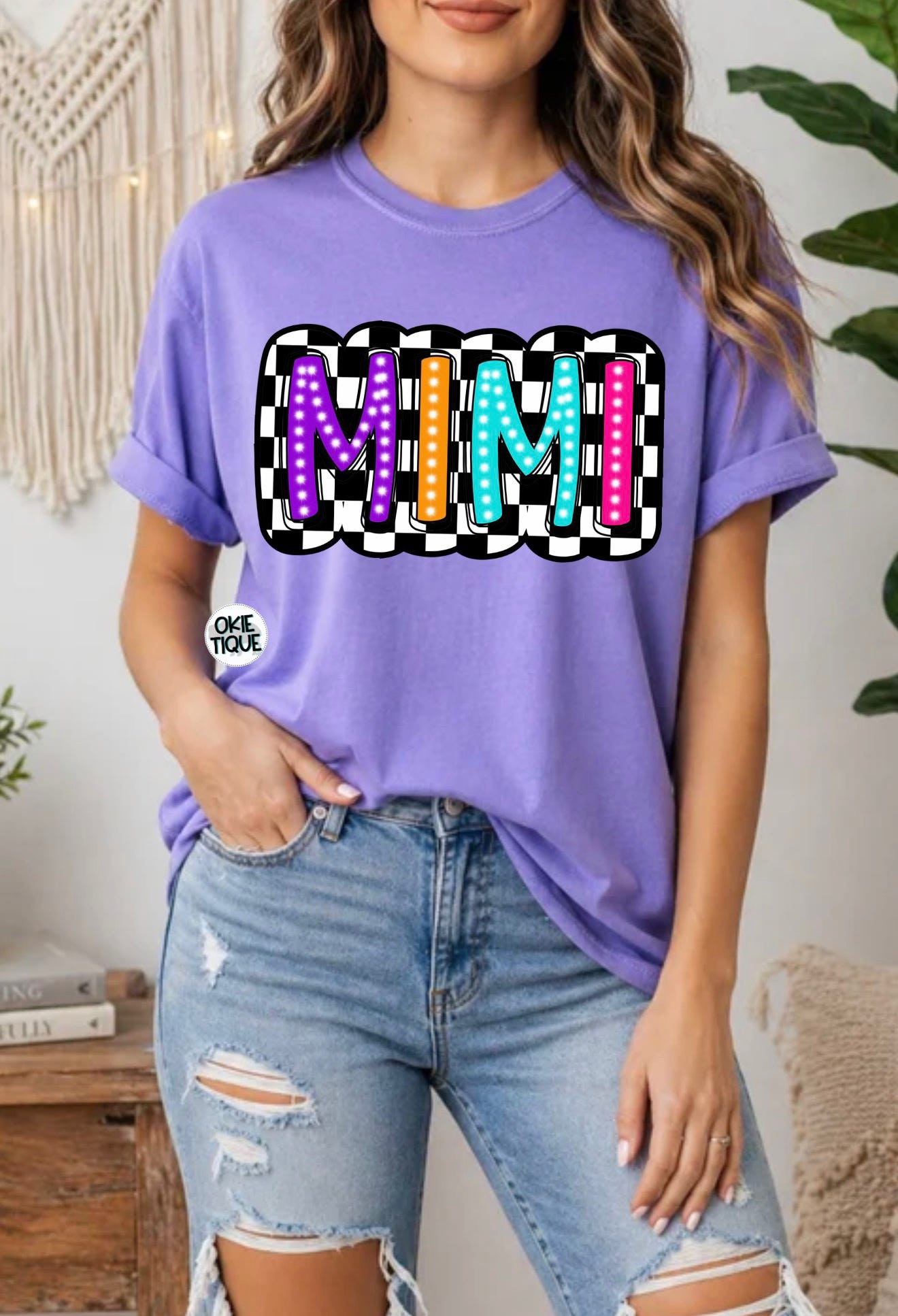 Mimi Checkered Block