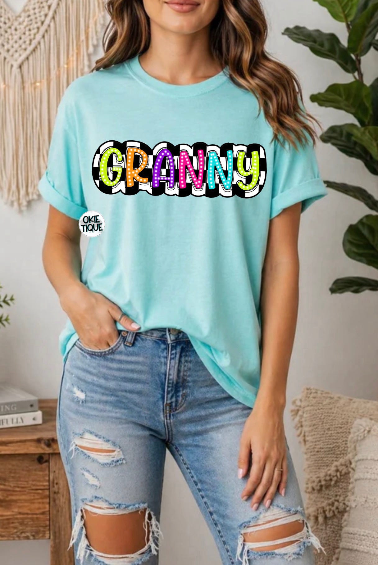 Granny Neon Checkered Block (Copy)