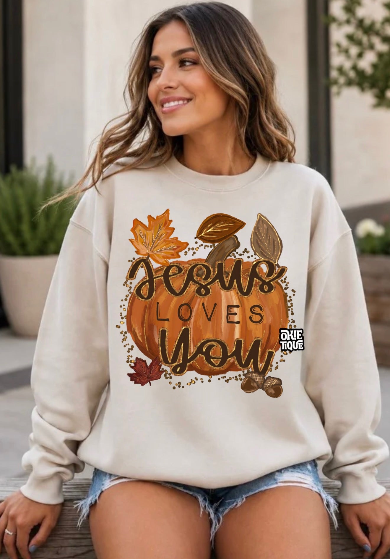 Jesus Loves You Pumpkin