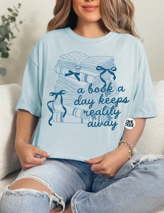 A Book A Day Keeps Reality Away