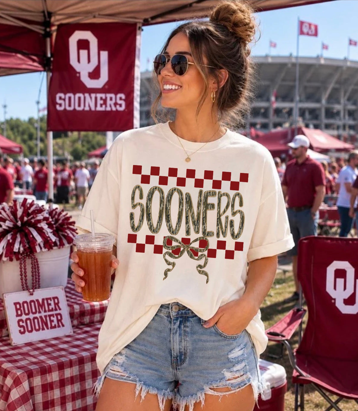 Checkered & Camo Sooners