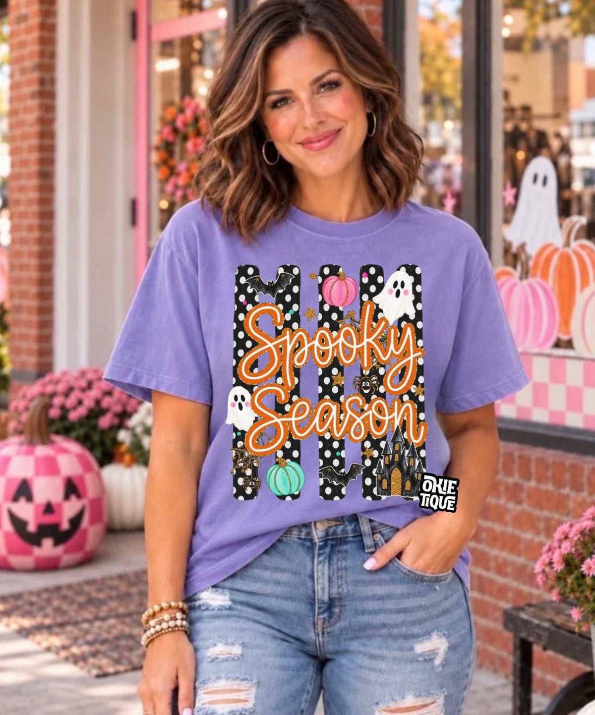 Spooky Season/ Polka Dot & Girly Halloween Elements