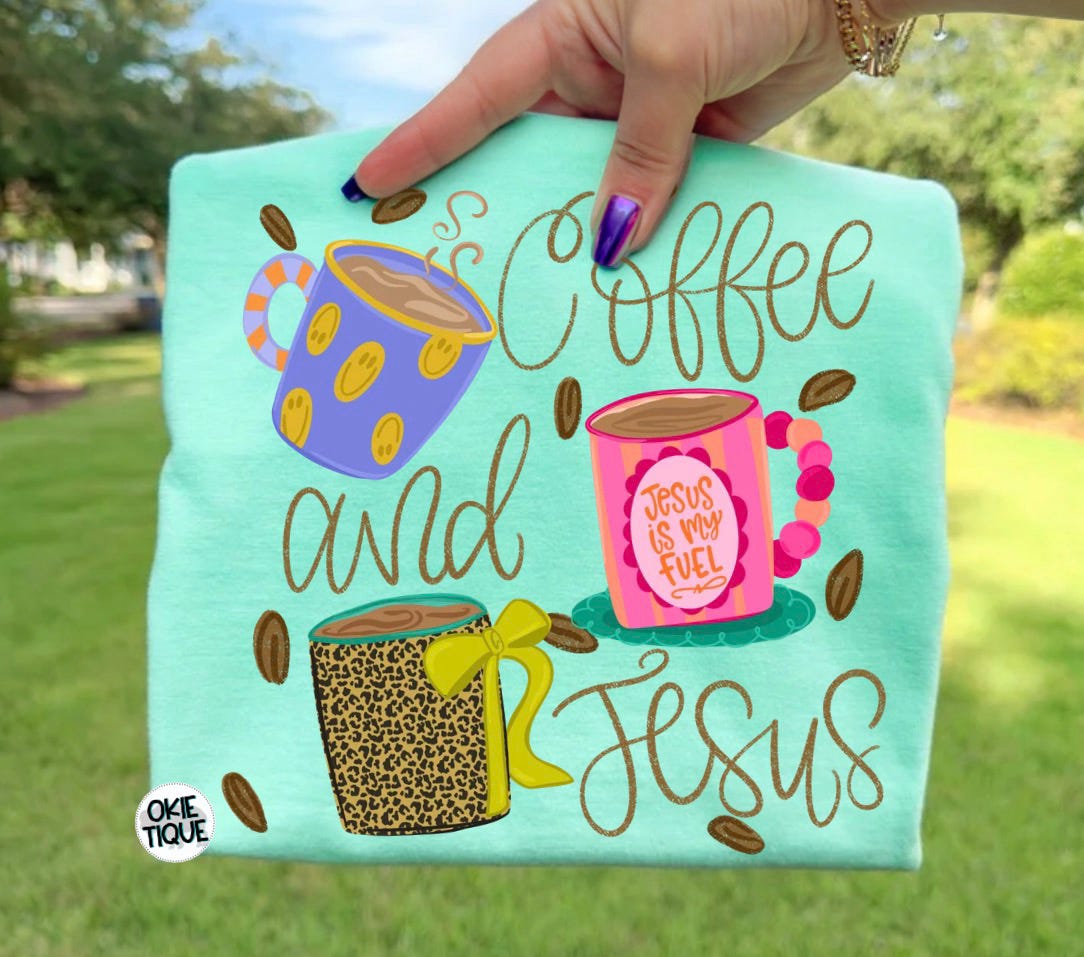 Coffee and Jesus Multi Cup Patterns