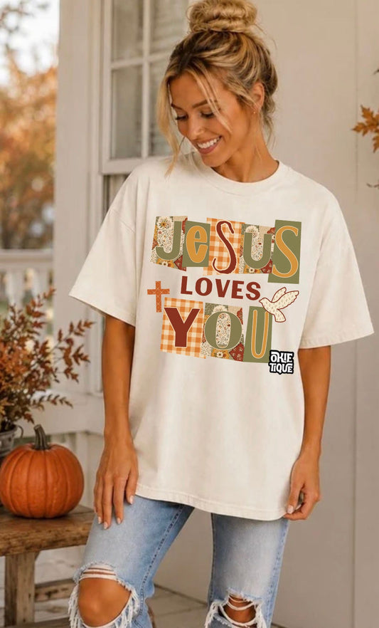 Jesus Loves You Scrapbook Letters