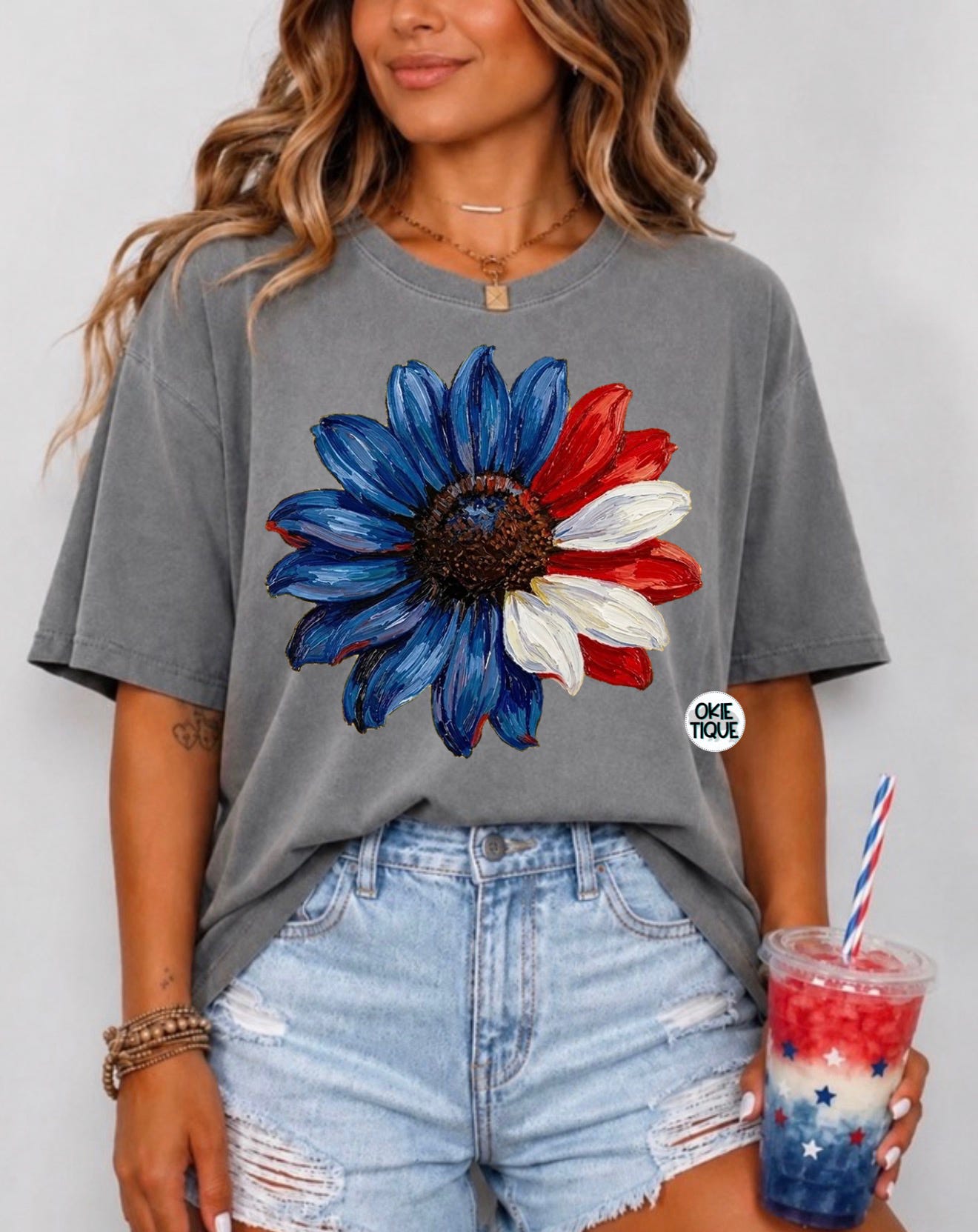 Patriotic Sunflower