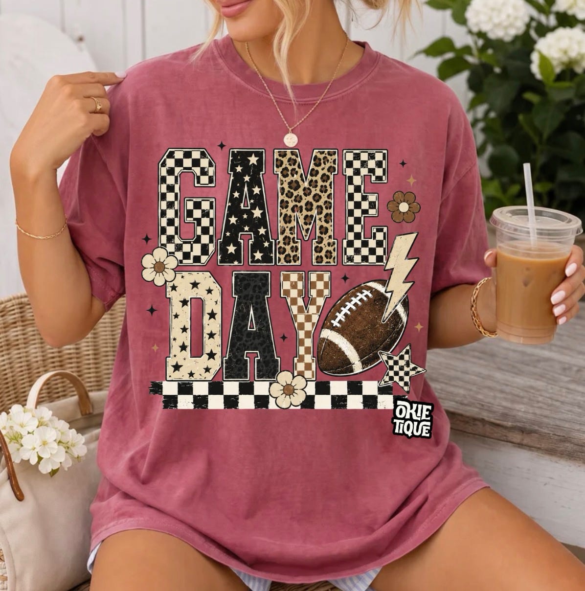 Game Day Checkered Alpha