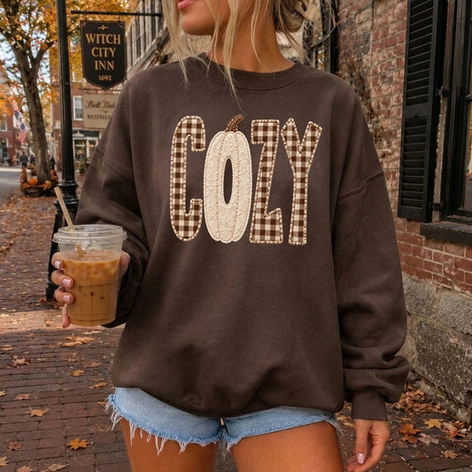 Cozy Plaid & Pumpkin
