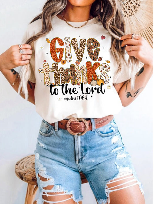 Give Thanks To The Lord