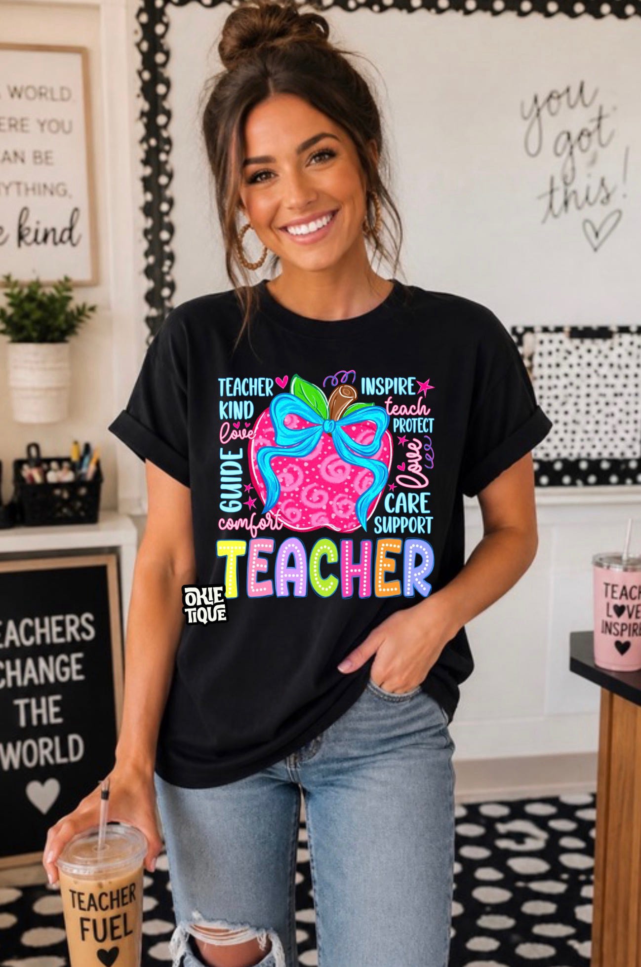 Teacher (Colorful Apple)