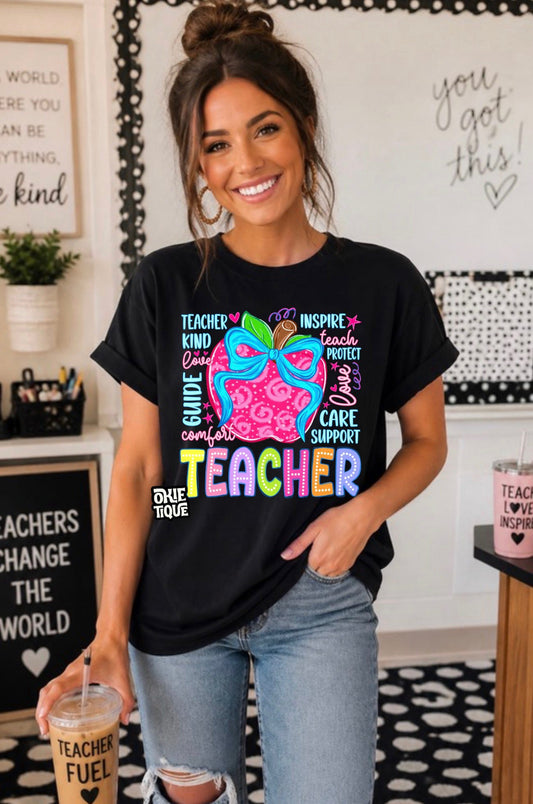 Teacher (Colorful Apple)