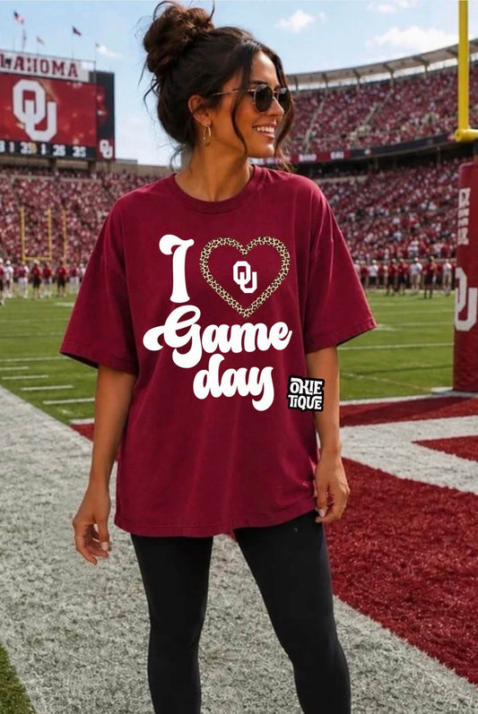 I  HEART GAME DAY OU
