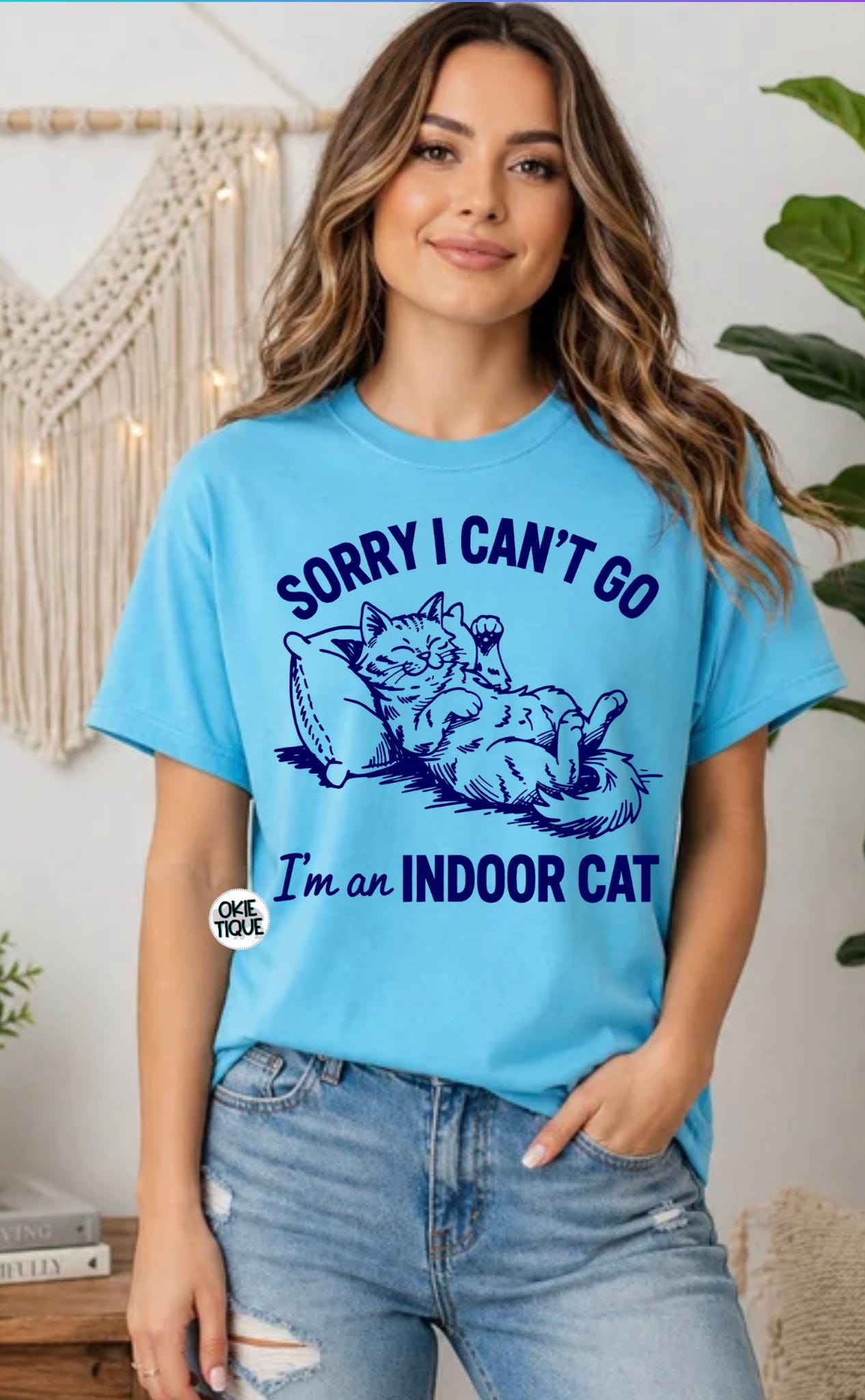 Sorry I Can’t Go I’m An Indoor Cat
