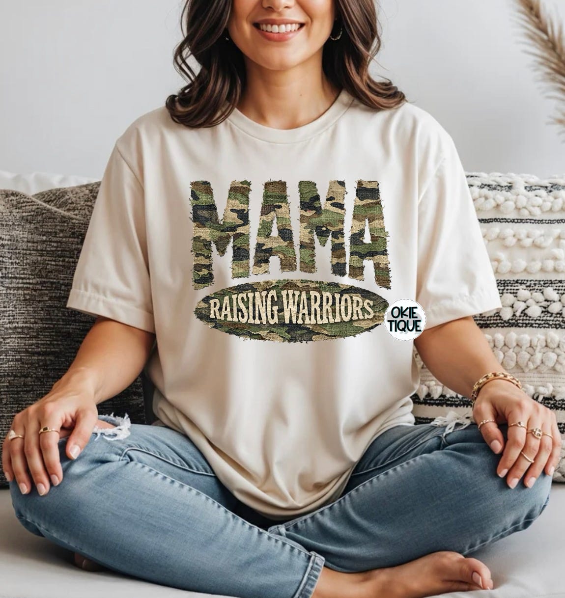 Mama Raising Warriors ( Camo)