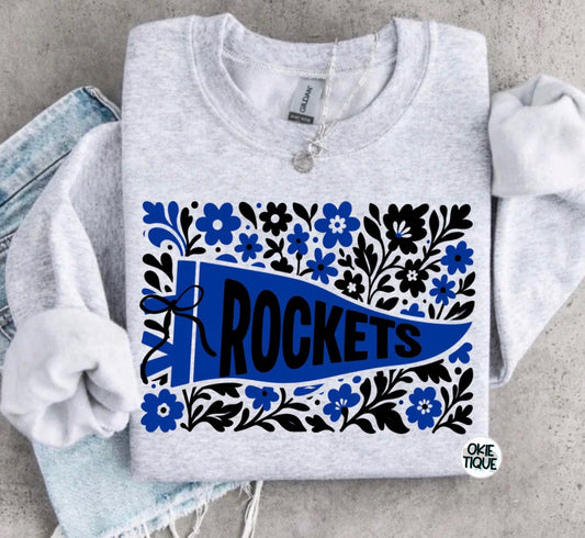 Rockets Floral Flag