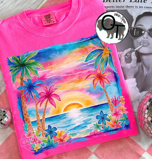 Watercolor Beach