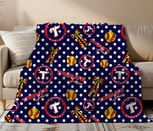 Tribute Premier Polkadot Blanket