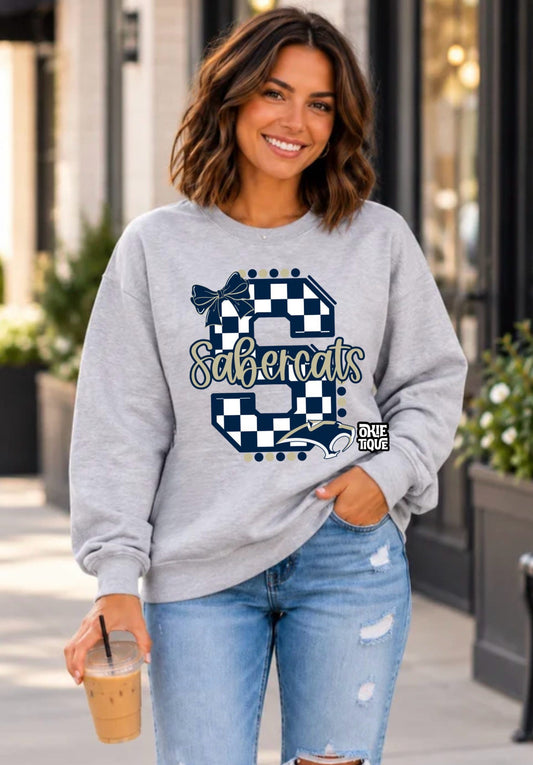 Checkered S Southmoore Sabercats-SM